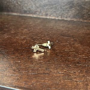 Women’s cross stud earrings